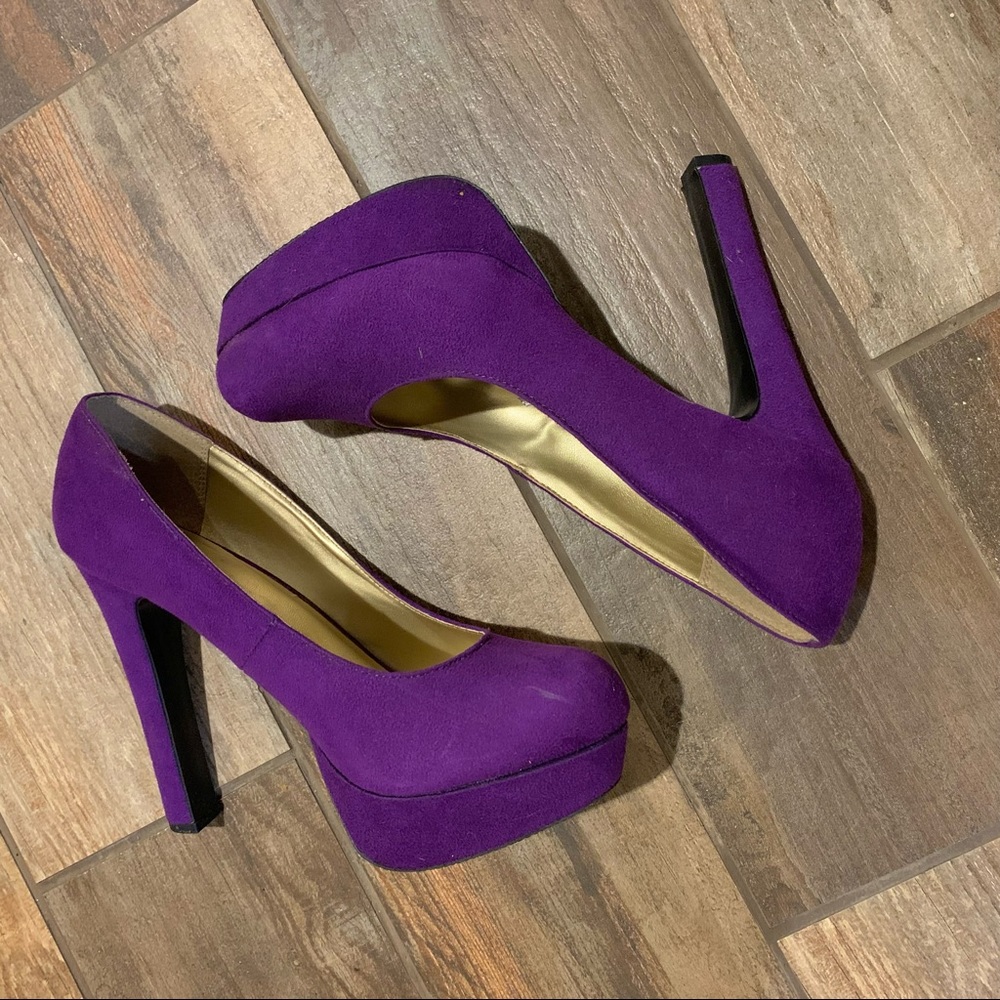 Mossimo Purple Platform Heels